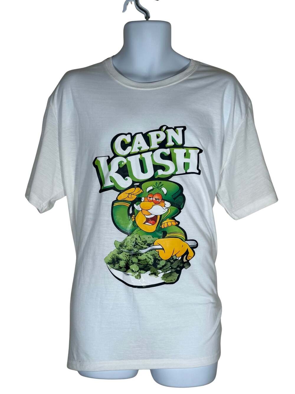 Kill Your Culture Cap'n Kush Graphic T-Shirt White